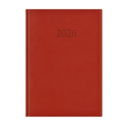 Naptár, tervező, A4, napi, TOPTIMER "Wide", bordó