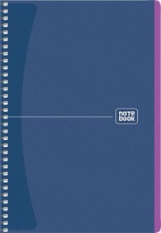 Spirálfüzet, A5, kockás, 80 lap, SHKOLYARYK "Notebook", vegyes